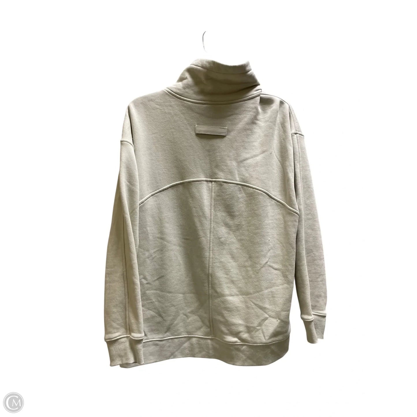 Sweatshirt Crewneck By Avia In Tan, Size: M
