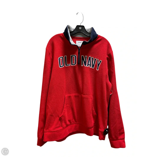 Sweatshirt Collar By Old Navy In Red, Size: Xl