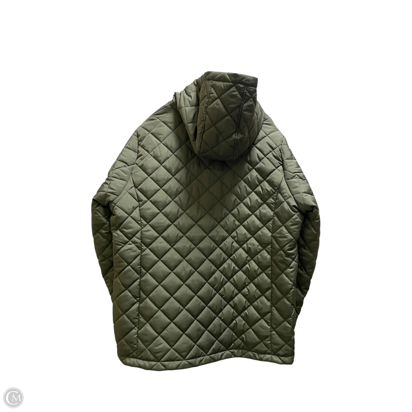Coat Other By Lands End In Green, Size: 2x