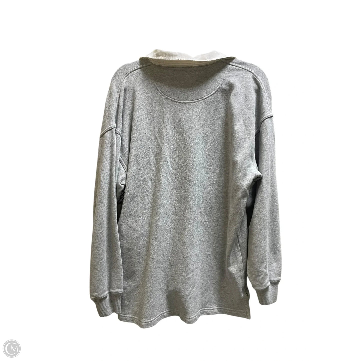 Top Long Sleeve By Aerie In Grey, Size: S