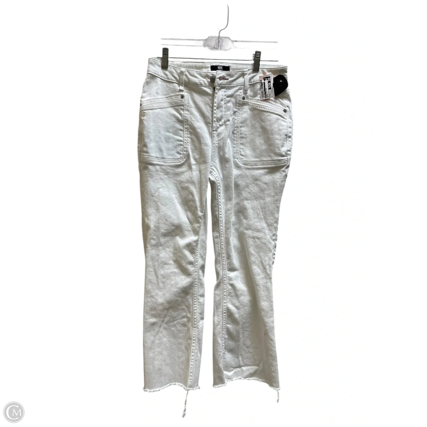 Jeans Designer By Frye In White, Size: 2