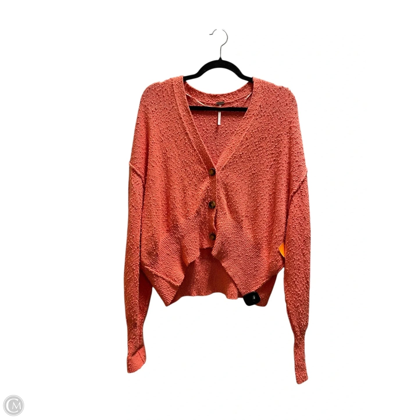 Cardigan By Free People In Orange, Size: S