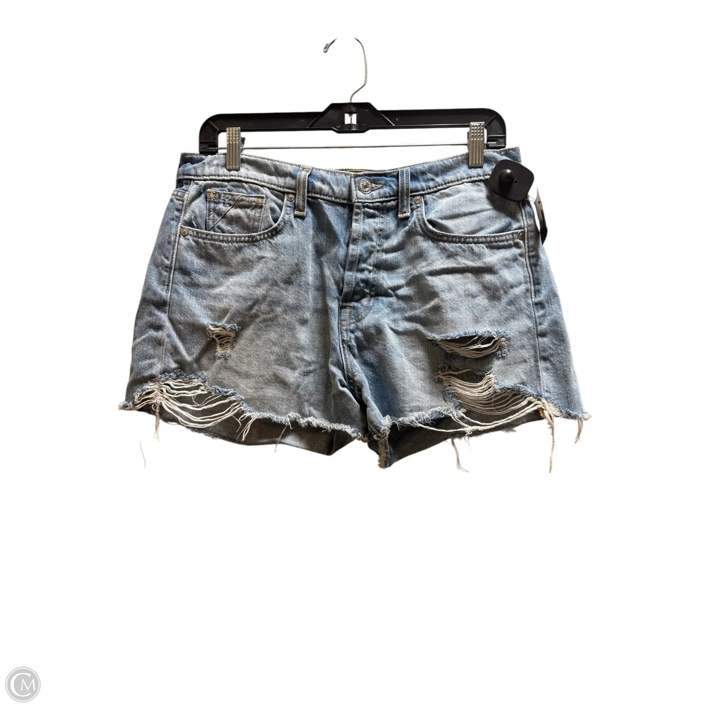 Shorts By 7 For All Mankind In Blue Denim, Size: 10