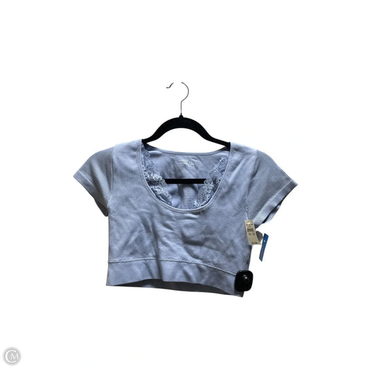 Top Short Sleeve By Aerie In Purple, Size: M