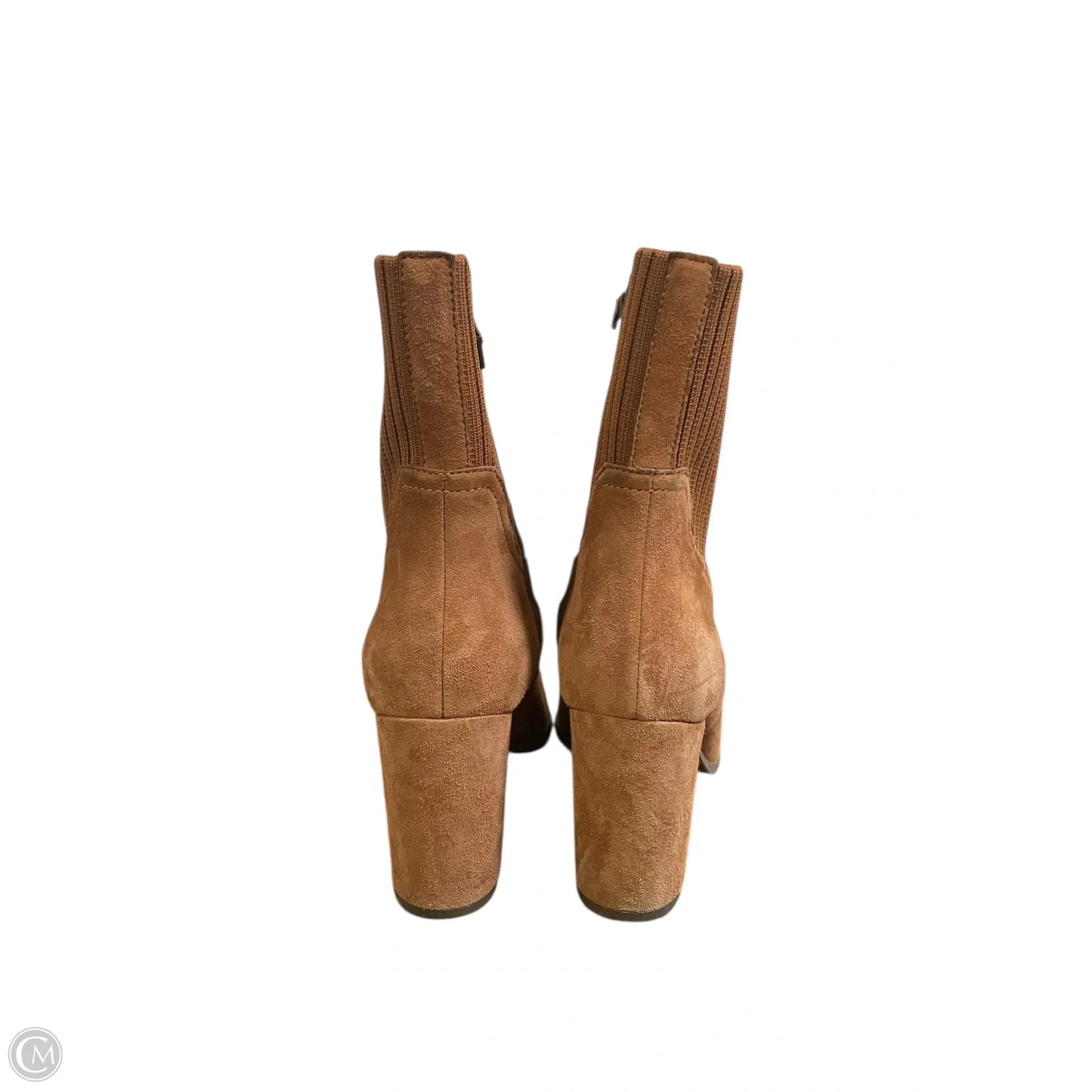 Boots Ankle Heels By Vionic In Brown, Size: 9