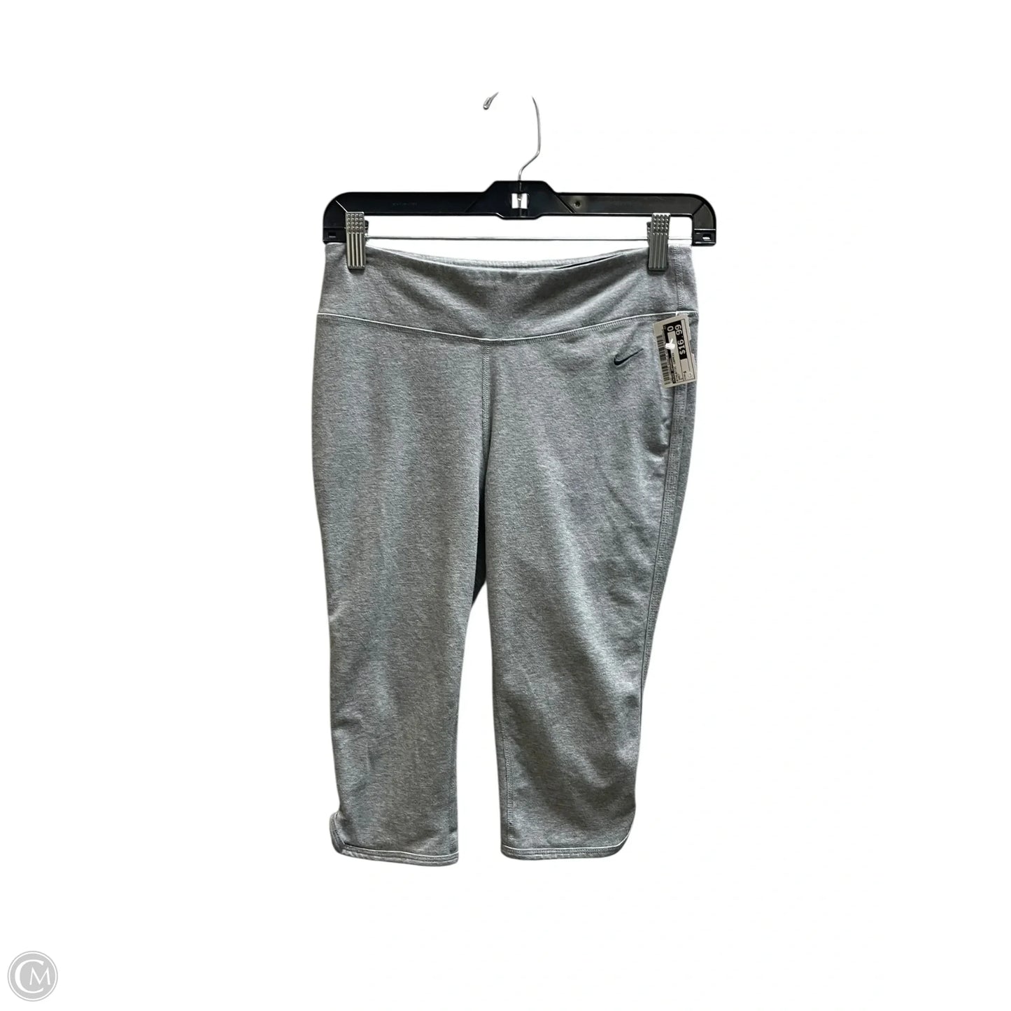 Athletic Capris By Nike Apparel In Grey, Size: S