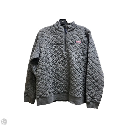 Sweatshirt Collar By Vineyard Vines In Grey, Size: Xs