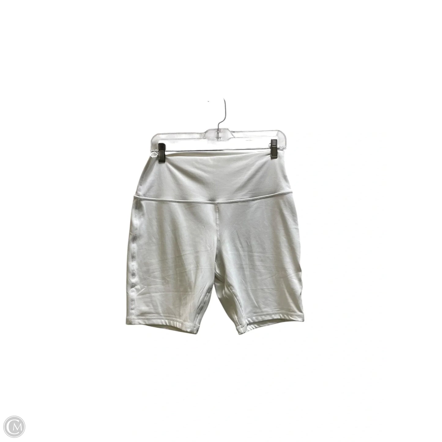 Athletic Shorts By Lululemon In White, Size: 12