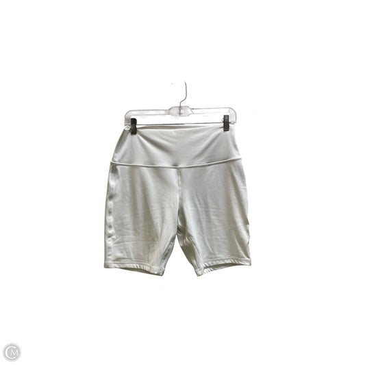 Athletic Shorts By Lululemon In White, Size: 12
