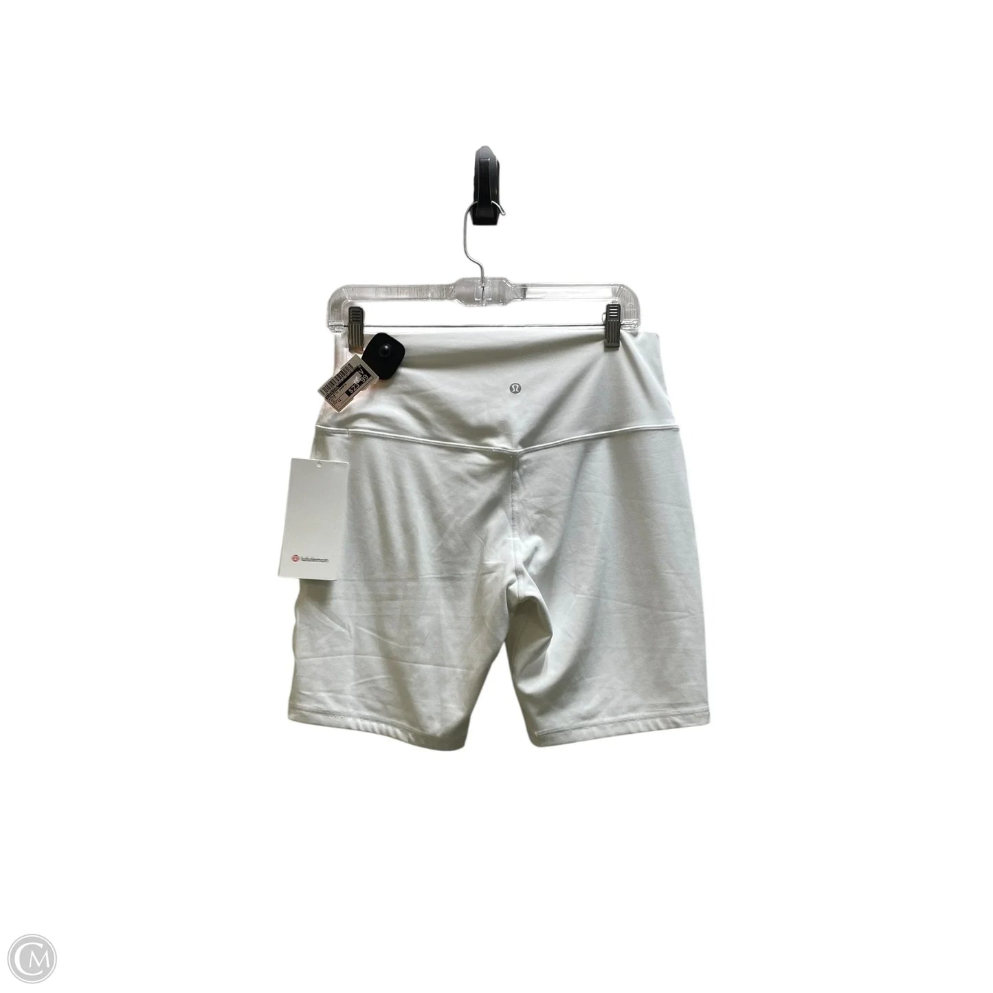 Athletic Shorts By Lululemon In White, Size: 12