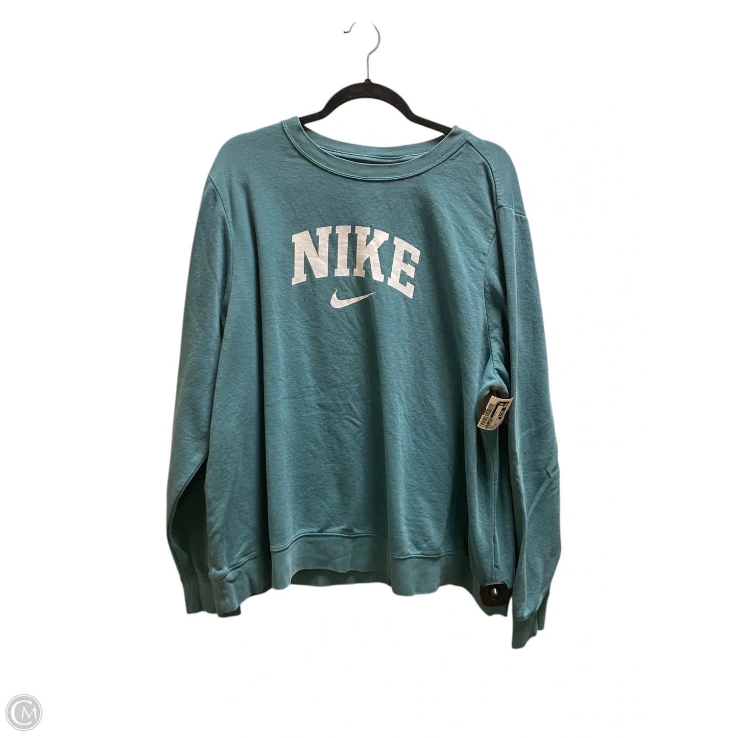 Sweatshirt Crewneck By Nike Apparel In Blue, Size: 2x
