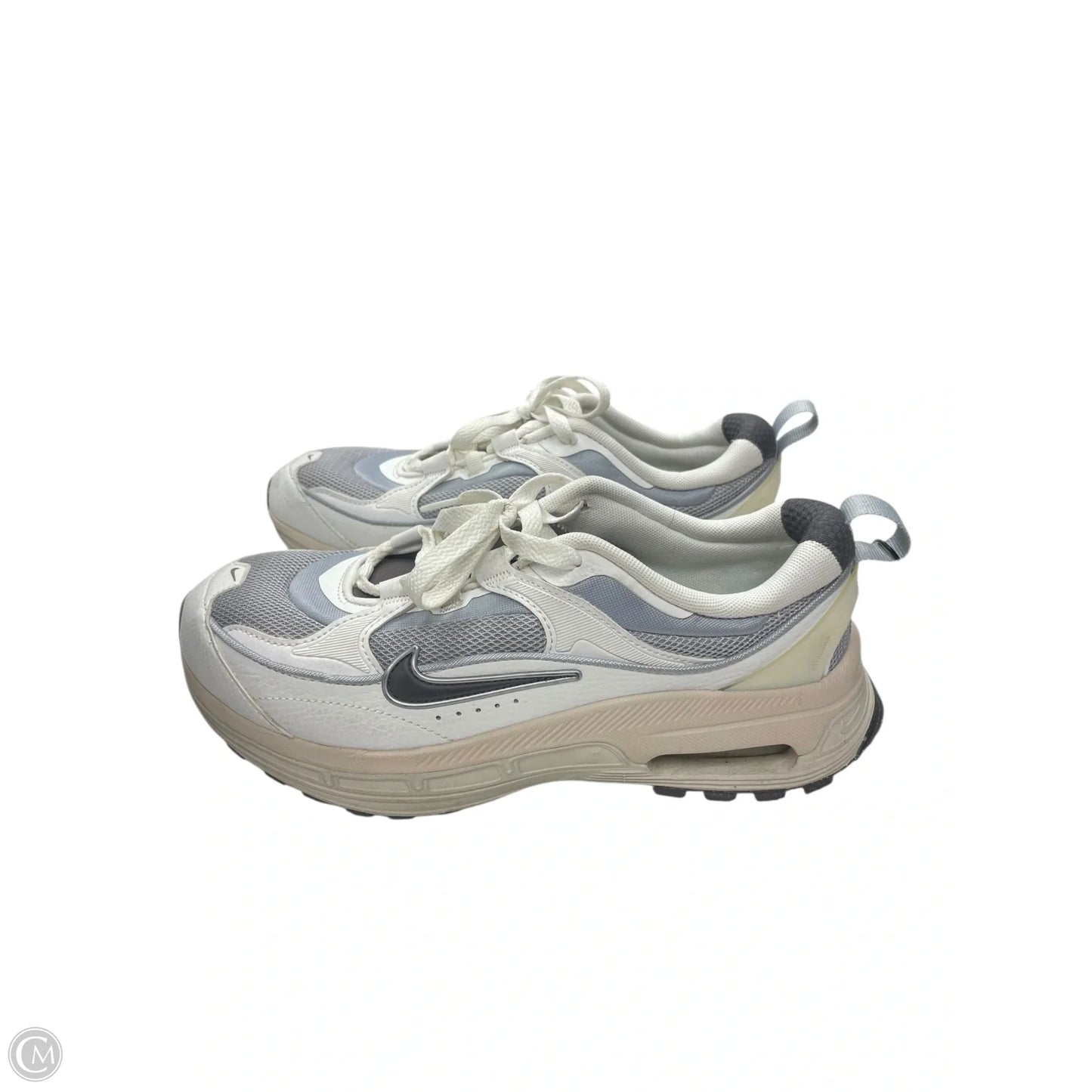 Shoes Sneakers By Nike In Cream, Size: 8