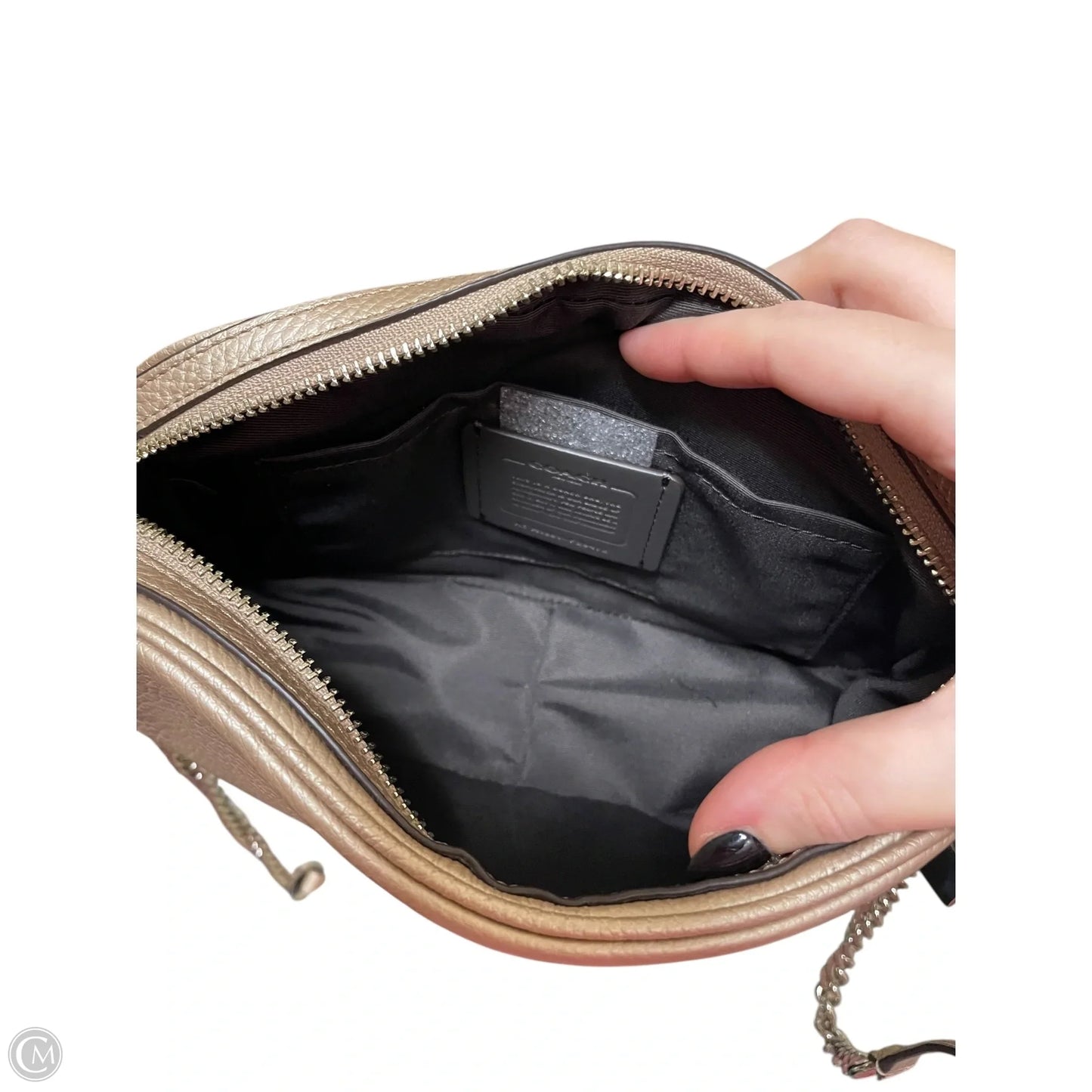 Crossbody Designer By Coach, Size: Small