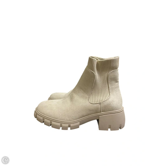 Boots Ankle Heels By Clothes Mentor In Tan, Size: 10