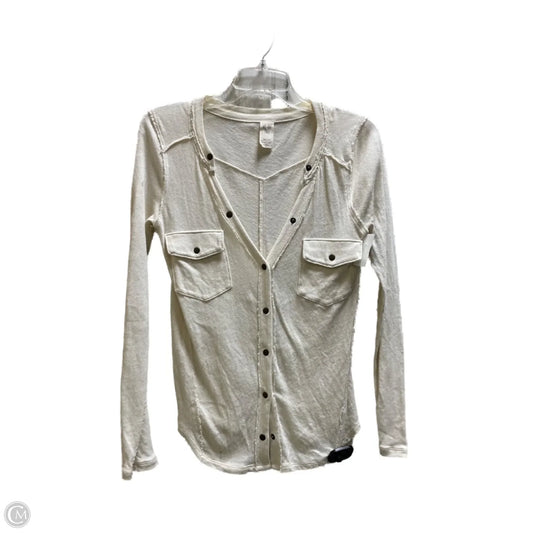 Top Long Sleeve By We The Free In Cream, Size: S