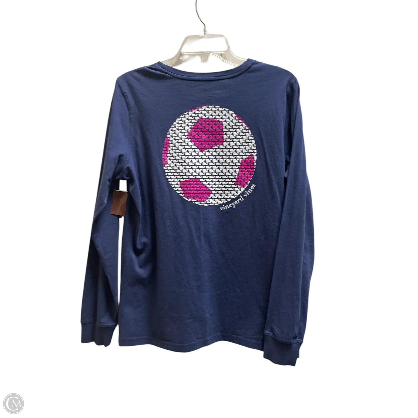 Top Short Sleeve By Vineyard Vines In Navy, Size: M