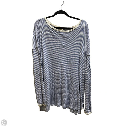 Top Long Sleeve By We The Free In Striped Pattern, Size: M