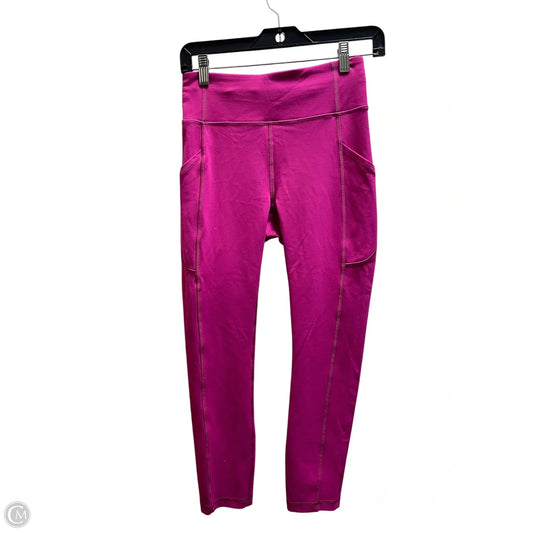 Athletic Leggings By Lululemon In Pink, Size: 6