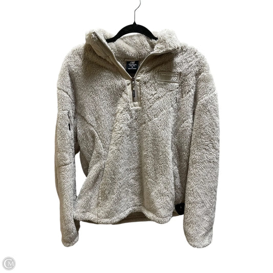 Sweatshirt Collar By New Balance In Grey, Size: M