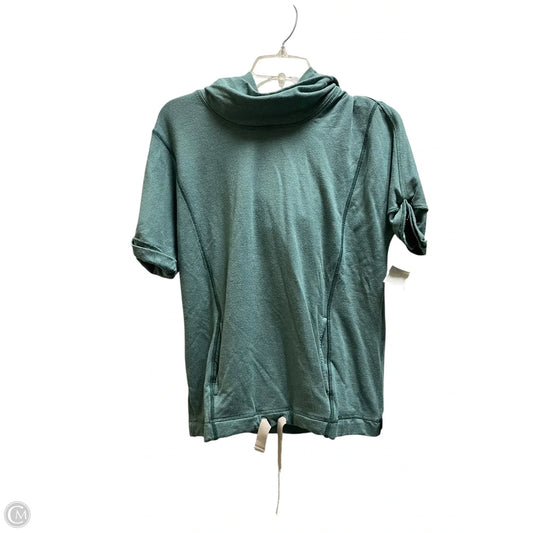 Athletic Top Short Sleeve By Lululemon In Green, Size: S