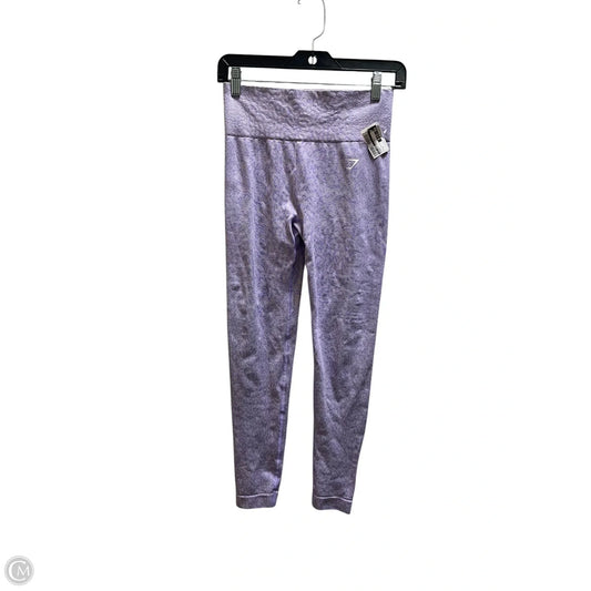 Athletic Leggings By Gym Shark In Purple, Size: S