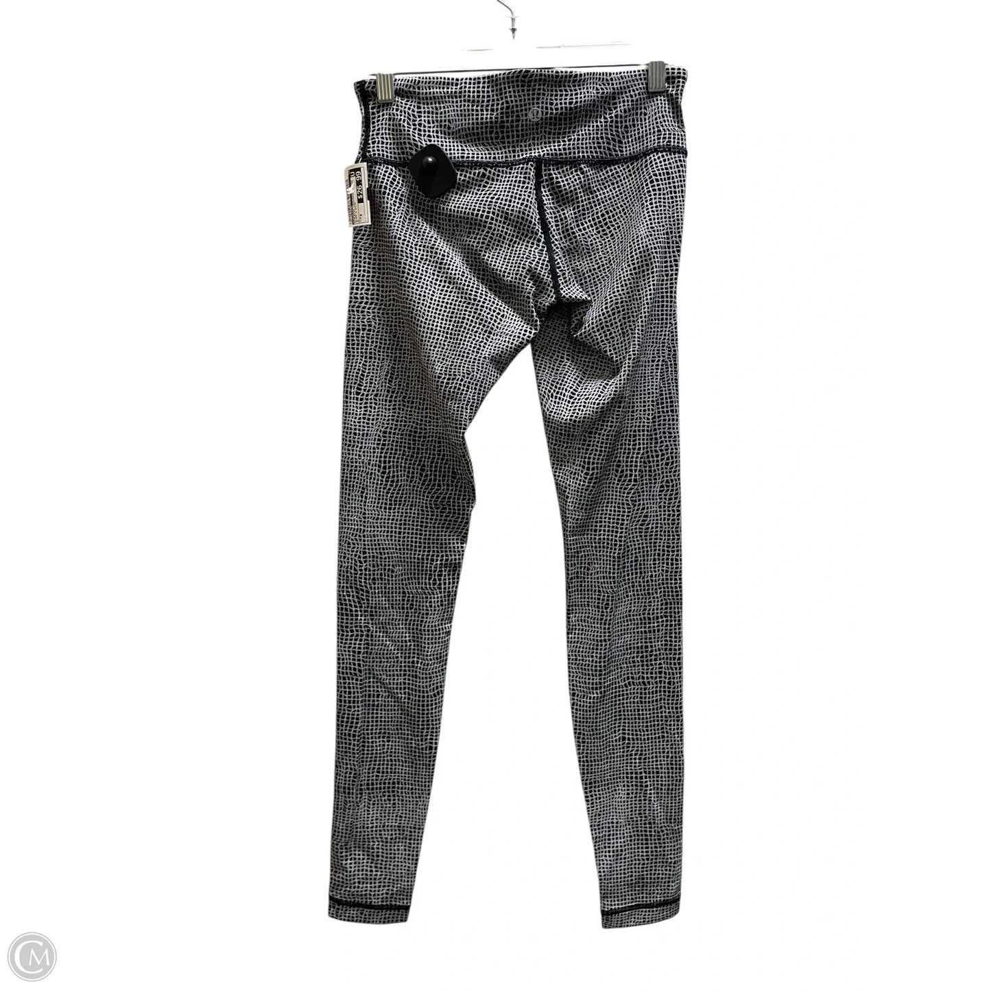 Athletic Leggings Capris By Lululemon In Black & White, Size: 6