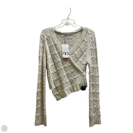 Sweater By Zara In Cream, Size: L
