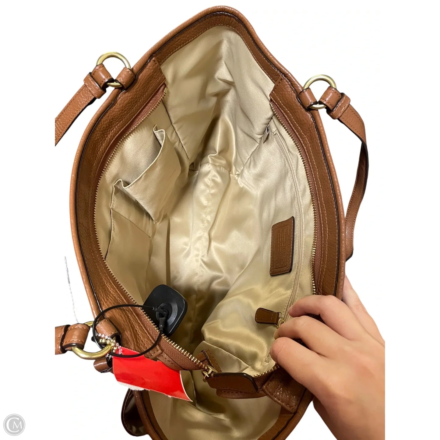 Handbag Designer By Coach, Size: Medium