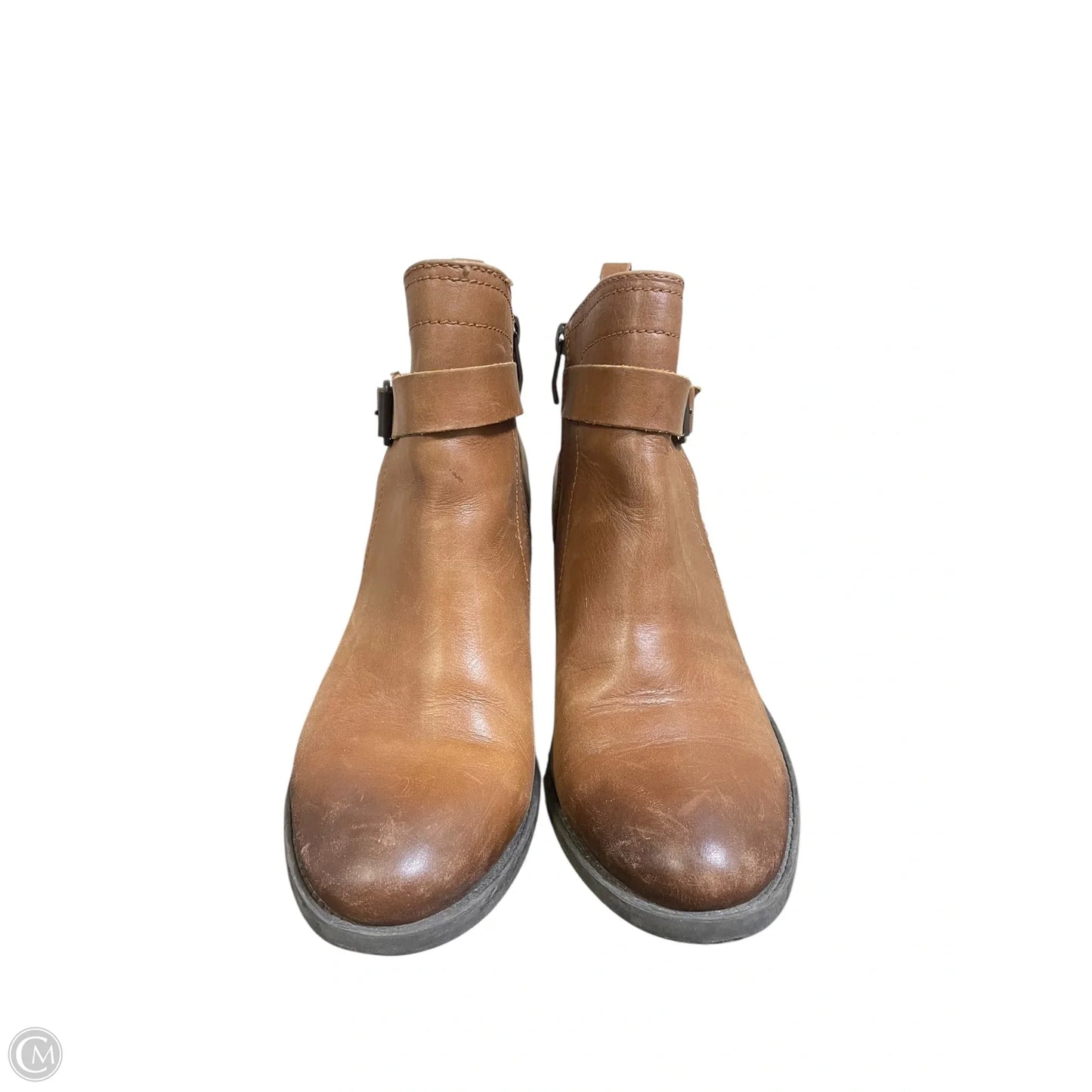 Boots Ankle Heels By Vince Camuto In Brown, Size: 7.5