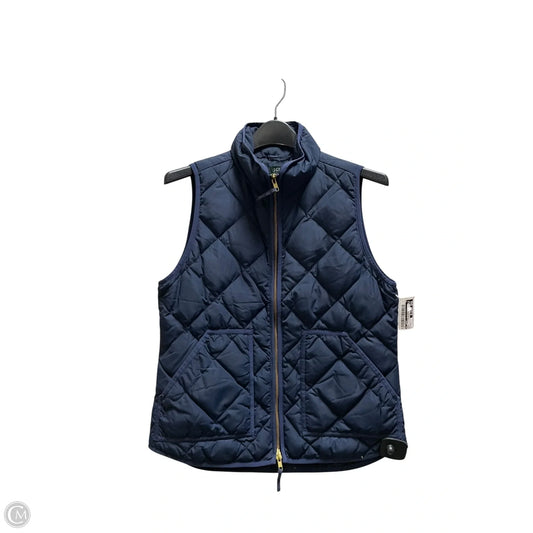 Vest Puffer & Quilted By J. Crew In Blue, Size: S