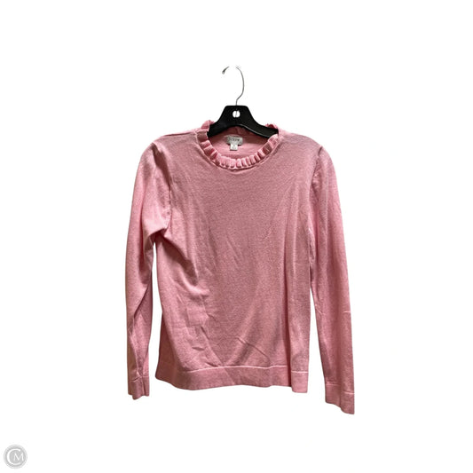 Top Long Sleeve By J. Crew In Pink, Size: S