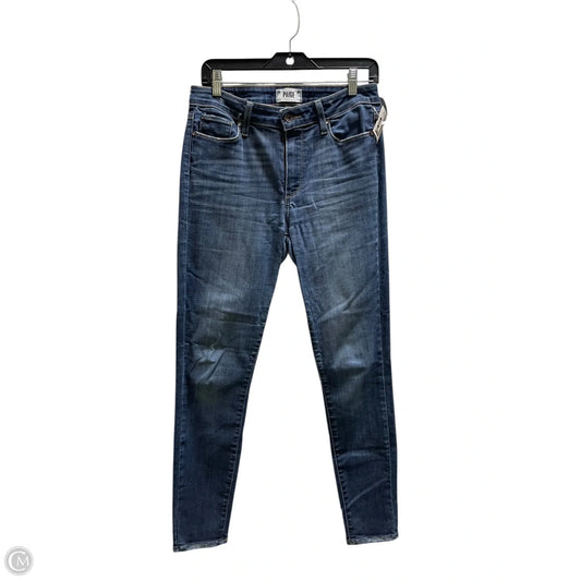 Jeans Skinny By Paige In Blue, Size: 8