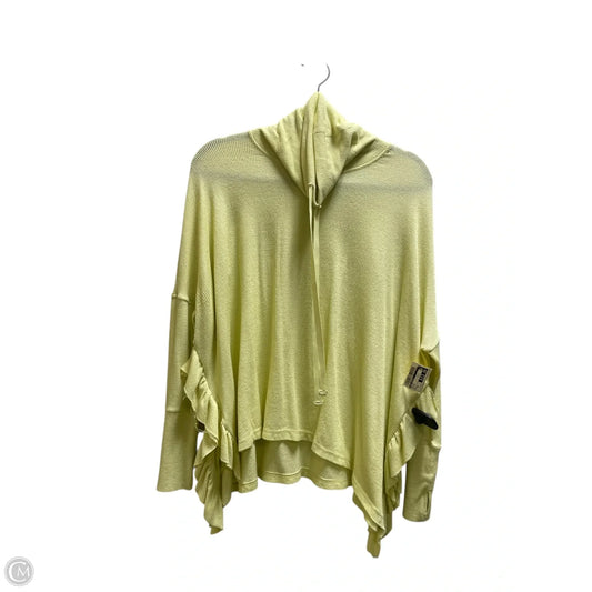 Top Long Sleeve By Free People In Yellow, Size: Xs