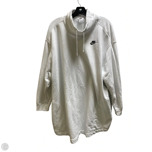 Sweatshirt Collar By Nike Apparel In White, Size: 2x