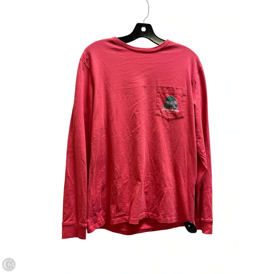 Top Long Sleeve By Vineyard Vines In Pink, Size: S