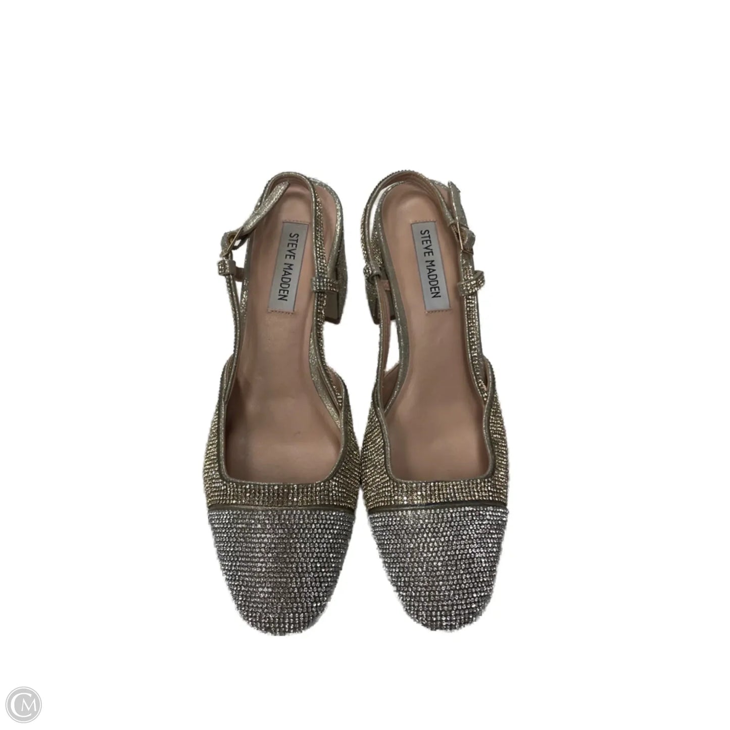 Shoes Heels Block By Steve Madden In Gold, Size: 7.5