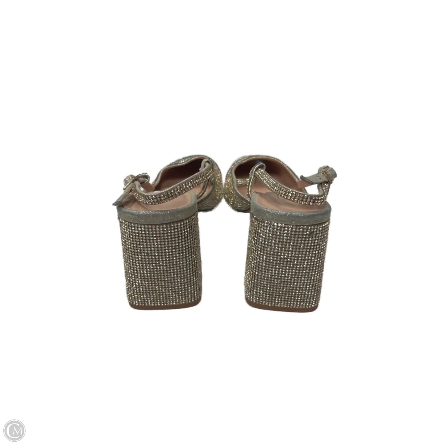 Shoes Heels Block By Steve Madden In Gold, Size: 7.5