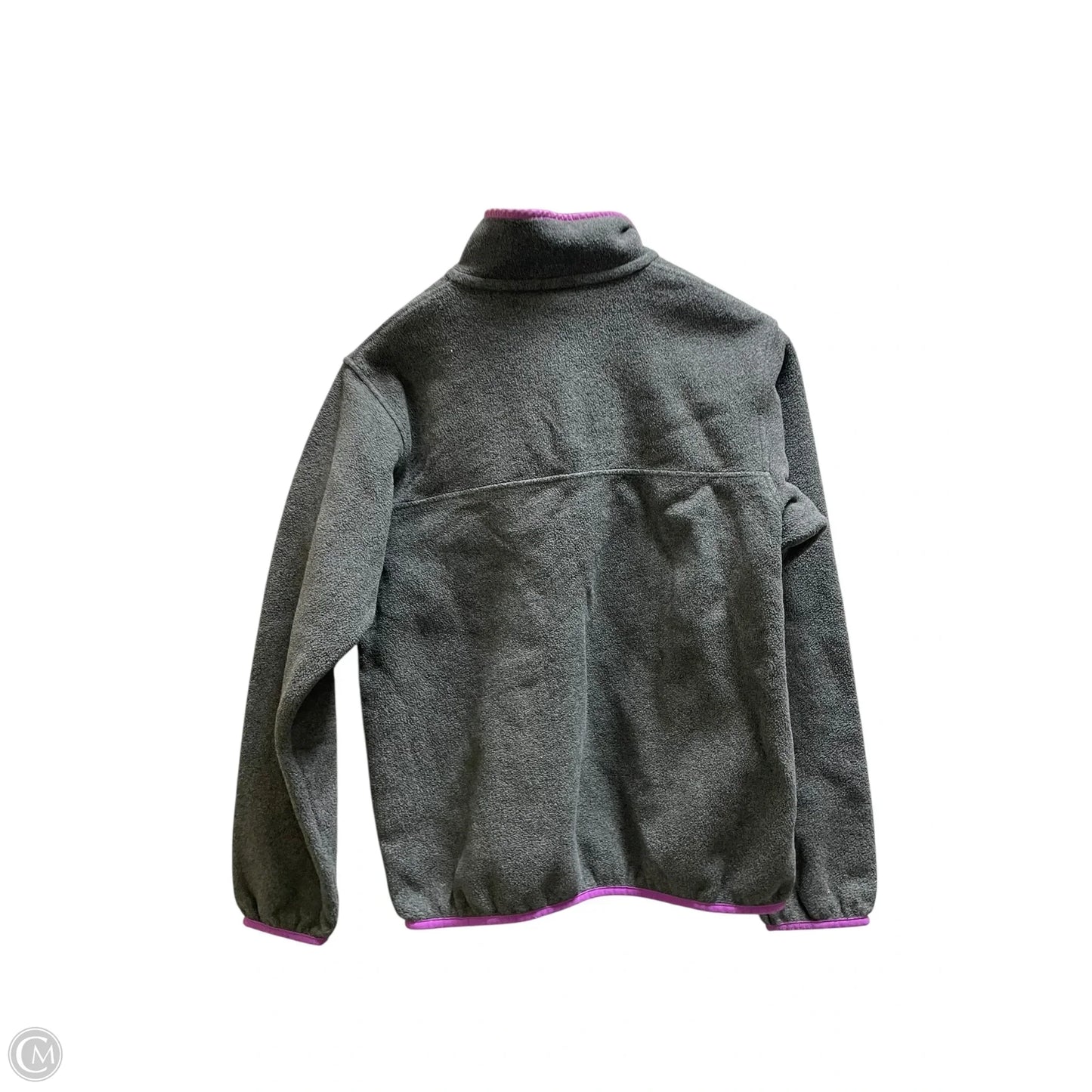 Jacket Fleece By Patagonia In Grey, Size: M