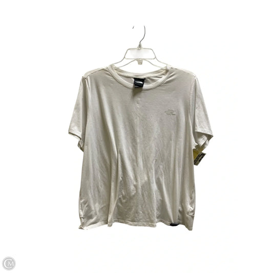 Athletic Top Short Sleeve By The North Face In White, Size: Xl