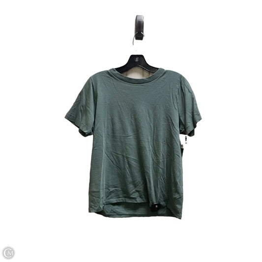 Top Short Sleeve By Madewell In Green, Size: M