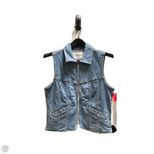Vest Other By American Eagle In Blue Denim, Size: M