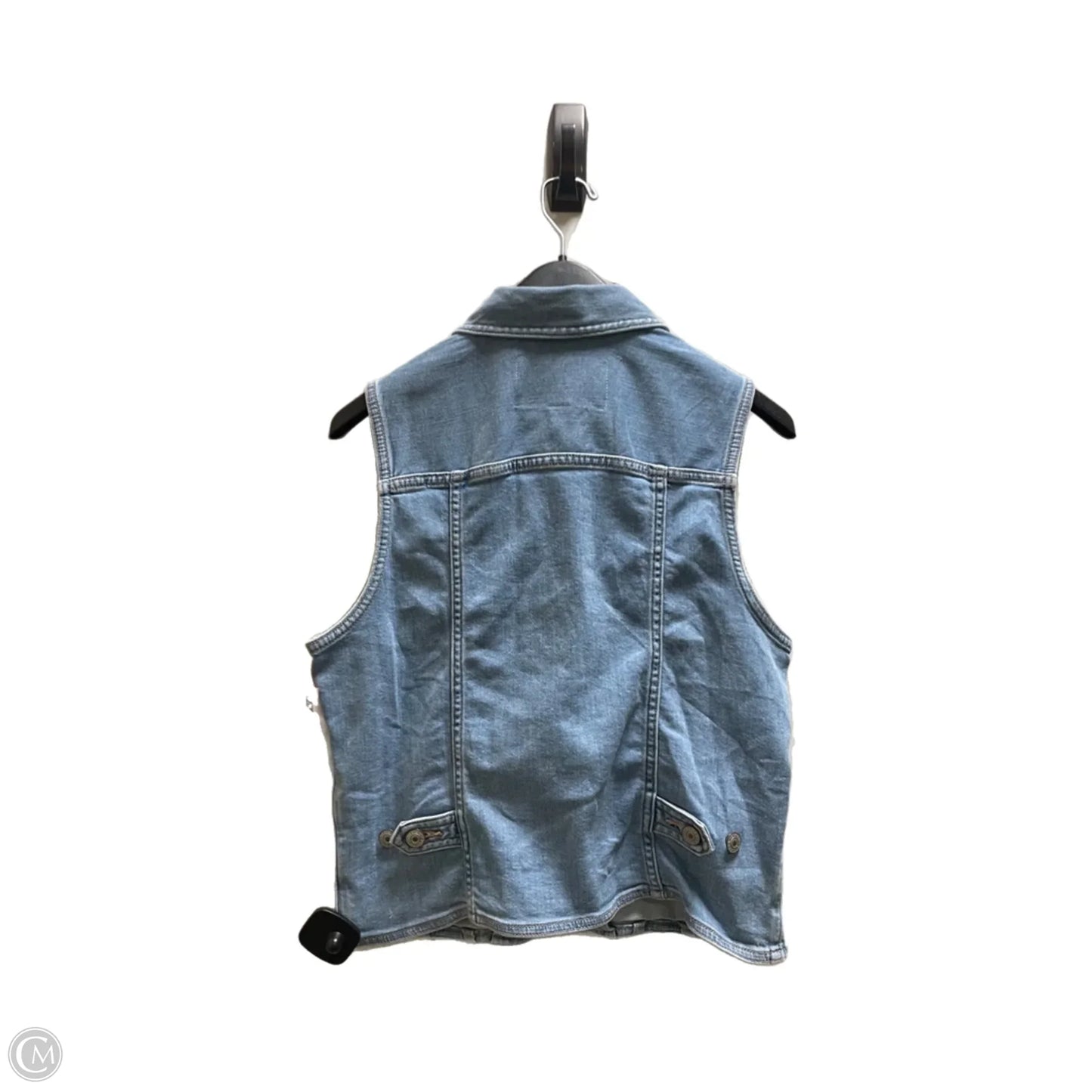 Vest Other By American Eagle In Blue Denim, Size: M