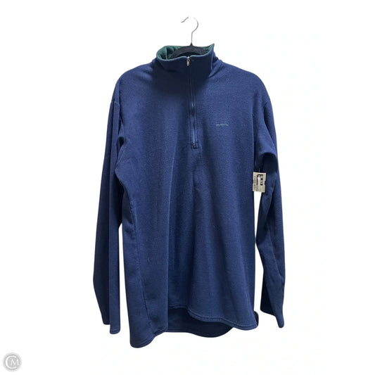 Sweatshirt Collar By Patagonia In Blue, Size: L