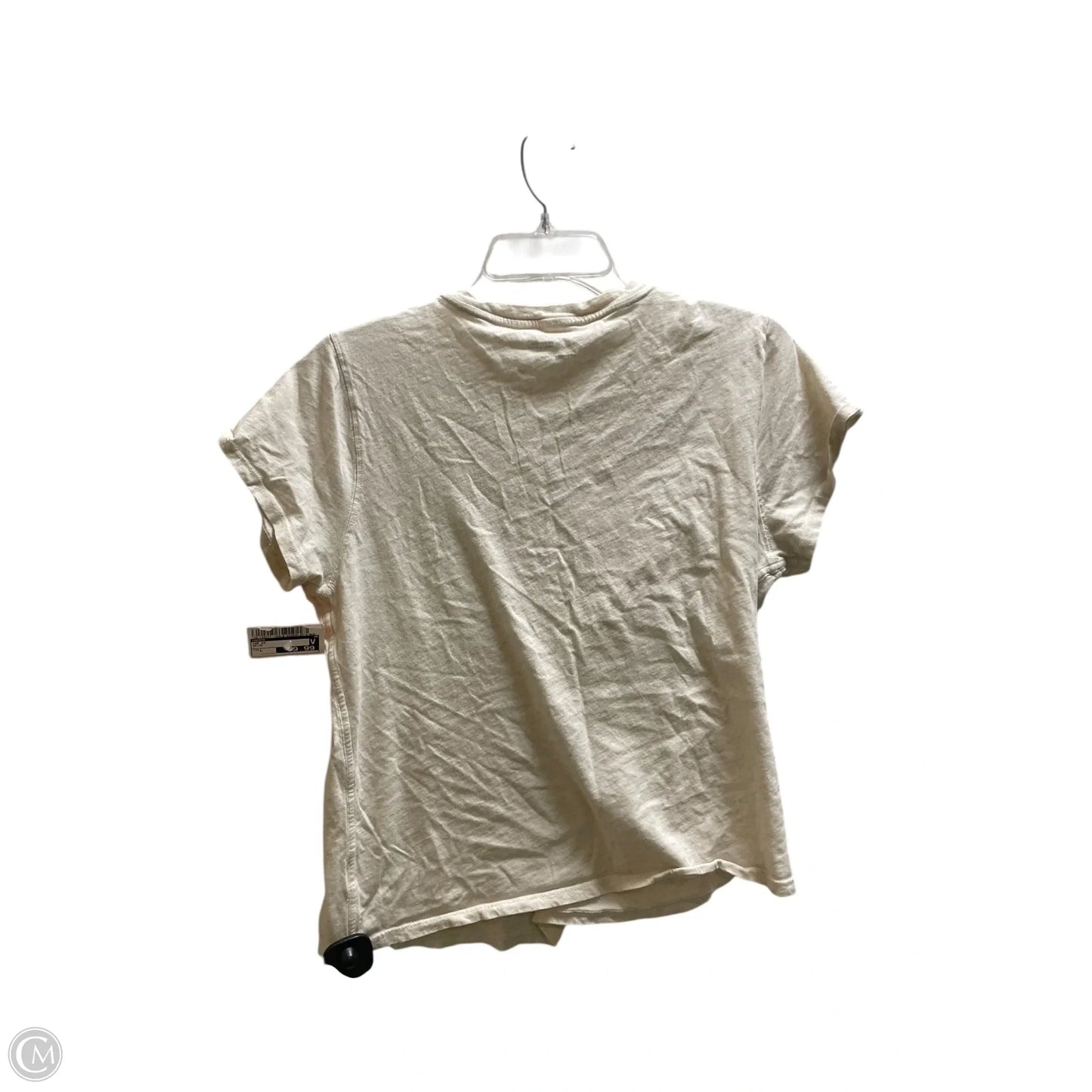 Top Short Sleeve By Aerie In Beige, Size: L