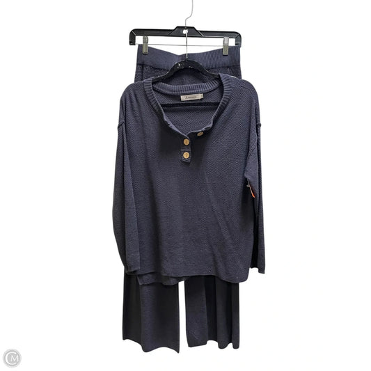 Pants Set 2pc By Anrabess In Navy, Size: S