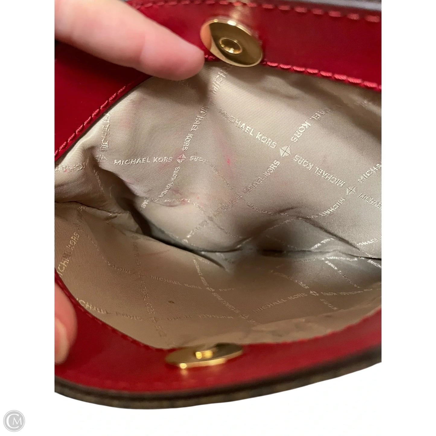 Crossbody Designer By Michael Kors, Size: Small