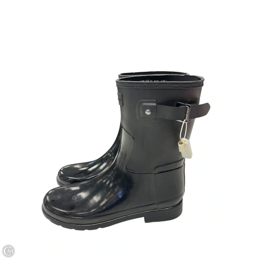 Boots Rain By Hunter In Black, Size: 9