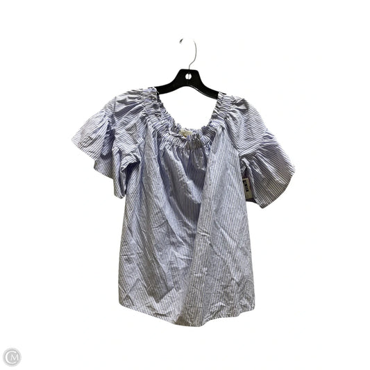 Top Short Sleeve Designer By Kate Spade In Blue, Size: M