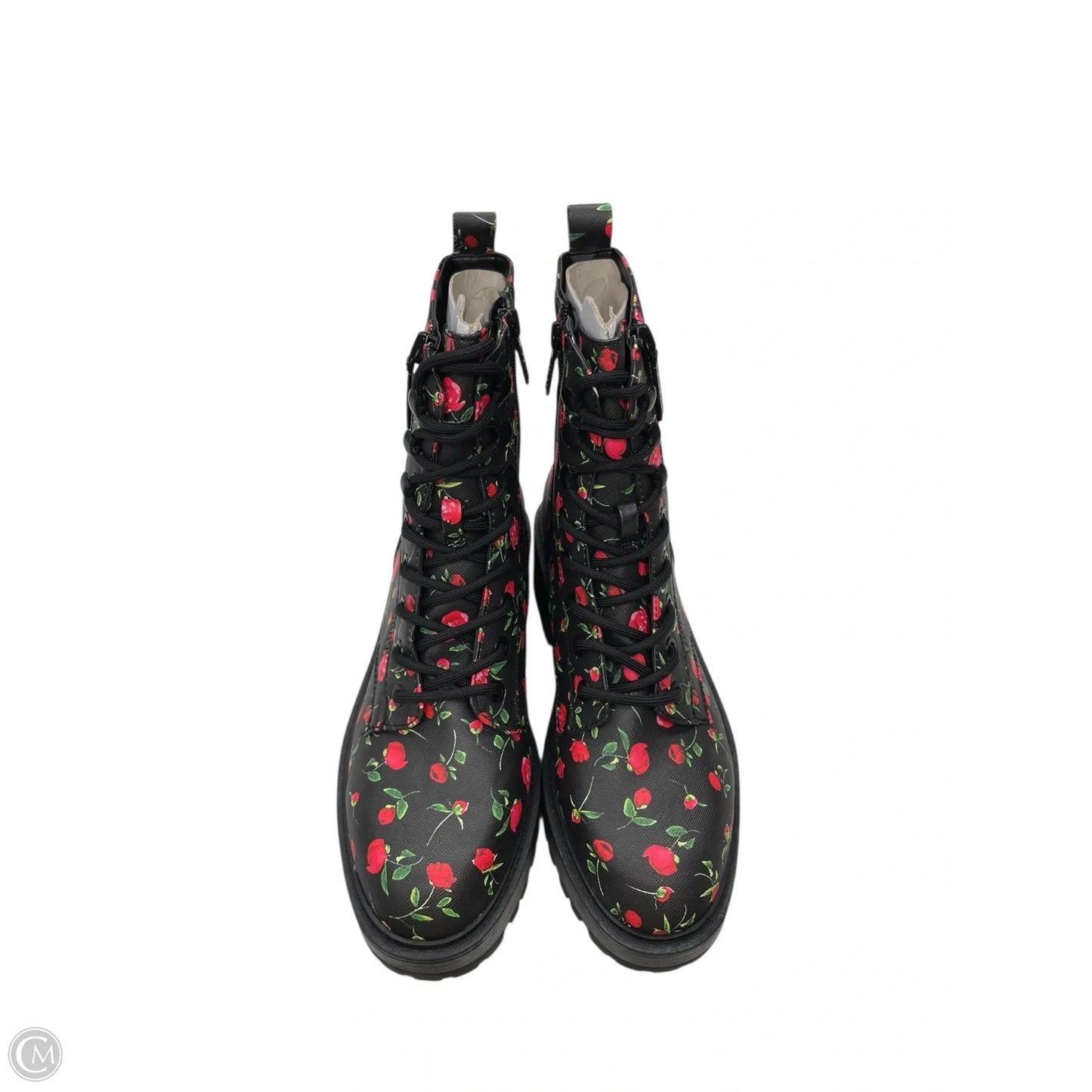 Boots Ankle Heels By Guess In Black, Size: 7.5