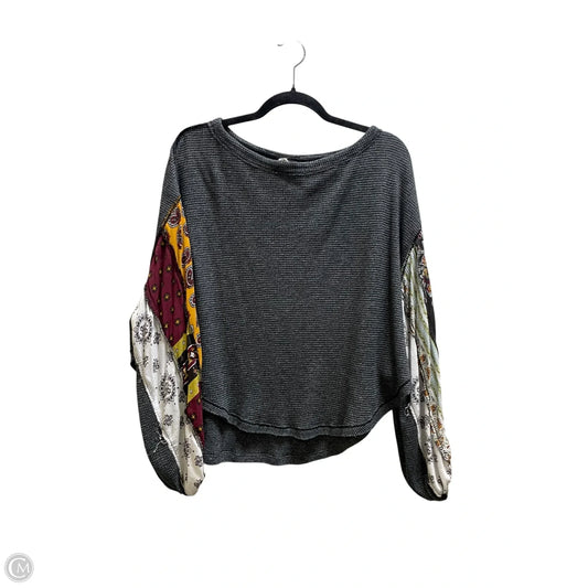 Top Long Sleeve By We The Free In Grey, Size: Xs